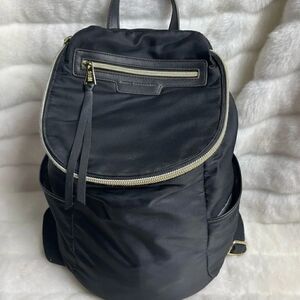 Aimee Kestenberg large Nylon bucket shape backpack with gold tone hardwares